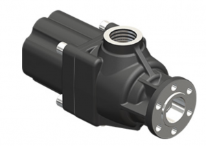 Pompe à pistons DARK - 28CC - Réversible - Arbre UNI 21x25 - 3 trous - Aspiration latérale et refoulement latéral et arrière