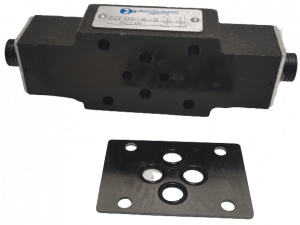 VALVE CETOP 3 MODULAIRE DOUBLE LIMITEUR DE DEBIT VERS P