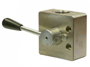 Robinet 3 voies 1" centre ouv. (F)
