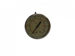 Manomètre à bain de glycérine Ø63 0-1-6b raccord arrière 1/4" inox