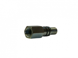 RACC TOURNANT 18X150 FEM 1/2" LONG + VALVE ZINGUE