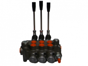 DISTRIBUTEUR MONOBLOC DM80 fendeuse de bûches - 3 éléments  - U5A1A1 à teton + LEVIER