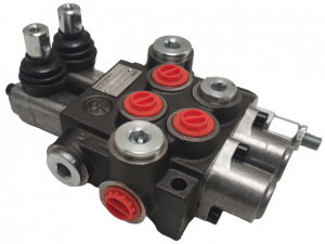 Distributeur monobloc Z50 2 éléments tiroirs/commandes AED AED 12VCC + levier