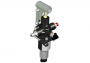 Pompe à main Fonte - S.E. sur réservoir 5-80cm3 + soufflet + volant de décharge + levier exclu. 1ère vitesse + LP/B - PM2V 5/80  Lm-byB-pm-s