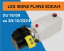 Minicentrale éco horizontale +EV 24VCC 1.6KW 2.1CC avec réservoir 8L Plastique