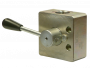 Robinet 3 voies 1" centre ouv. (F)