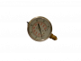 Manomètre inox Ø63 à bain de glyérine 0-600 bar avec raccord vertical en 1/4"
