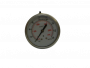 Manomètre à bain de glycérine Ø63 0-160b raccord arrière 3/8"