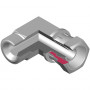 Coude égal Mâle BSP 3/4" x Femelle BSP 3/4" - 90° écrou tournant inox