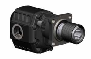 Pompe à engrenages NPH ASAE - 100CC - Rotation droite - Arbre ASAE 1'' 3/8'' femelle - 4 trous - Aspirationlatérale et refoulement latéral et arrière