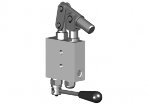 Pompe à main Aluminium - S.E. en ligne 2,5cm3 + levier de décharge + LP/B - PMSE 2,5 L-byB