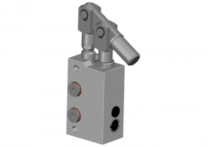 Pompe à main Aluminium - S.E. en ligne 5cm3 sans système de décharge - PMSEC 5 eb