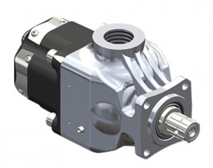 Pompe à pistons 2PAK Double - 35+35 - Réversible - Arbre ISO 32x36 - 4 trous - Aspiration latérale et refoulement latéral et arrière