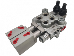 Distributeur monobloc MB 25 2 éléments tiroirs/commandes C6A6 + levier