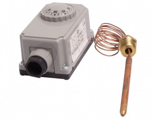 Thermostat réglable 0 à 90°C - 3/8" NPT - Longueur 1000mm