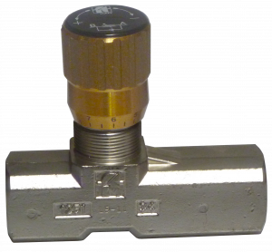 Limiteur de débit unidirectionnel 3/8" Laiton
