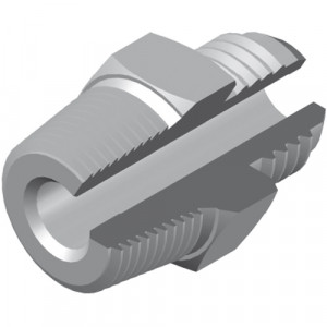 Adapteur inox Mâle JIC 3/4" x Mâle Gaz cônique 1/2"