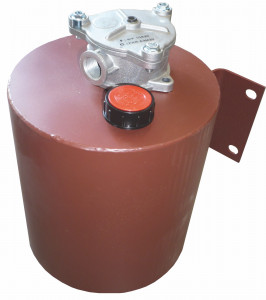 Réservoir mobile cylindrique 6L - équipé (filtre , bouchon)