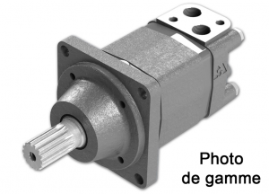 MOTEUR ORBITAL MS 160cm Arbre cylindrique Ø32 - roue droite - orifice arrière