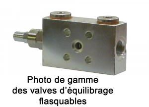 Valve d'équilibrage simple flasquable type VBCD/SE  3/8"