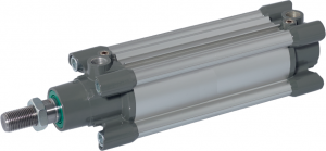 verin ISO Tube profilé Alu  Ø 100  NWTTX tige inox