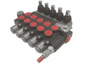 Distributeur monobloc Z50 5 éléments tiroirs/commandes AED AED AED AED AED 24VCC + levier