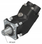 Pompe coudée HDS - 12CC - Rotation gauche - Arbre ISO 32x36  - 4 trous - Orifices arrières
