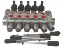 Distributeur monobloc MB 25 5 éléments tiroirs/commandes A1A1A1A1A1 + levier