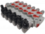 Distributeur monobloc MB 25 6 éléments tiroirs/commandes A1C1C1C1C1C1 + levier