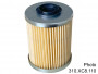 Elément filtrant CR112 - 10μ absolu (fibre) -  Ø=70 L=130