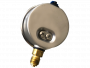 Manomètre à bain de glycérine Ø63 0-600b raccord vertical 1/4"