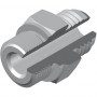 Adapteur inox Mâle JIC 9/16" x Mâle BSP 1/4"